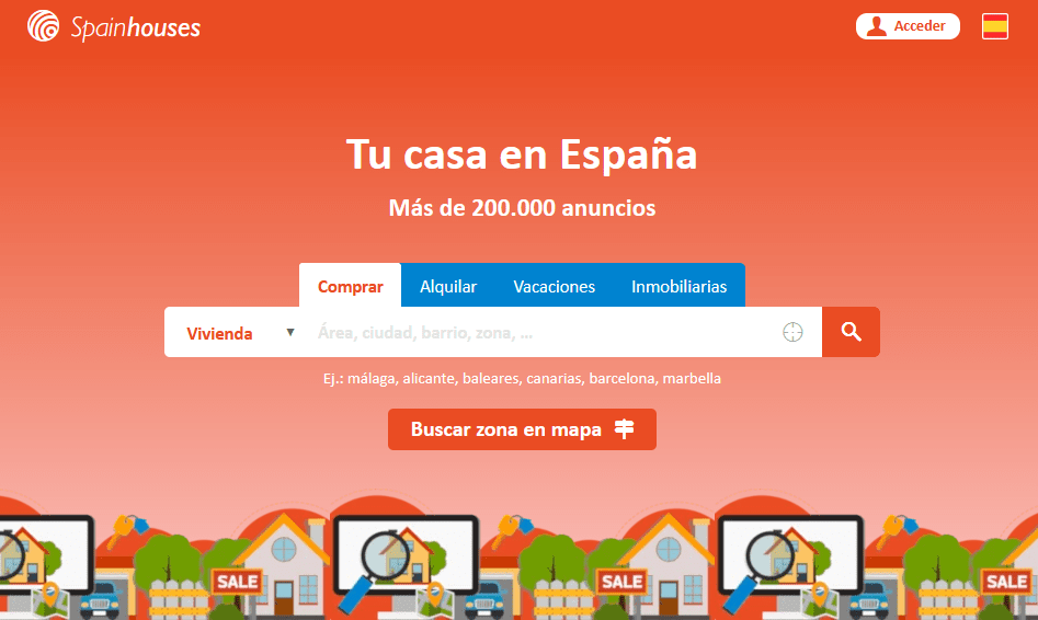 SpainHouses.net - Buscador de pisos y casas en España