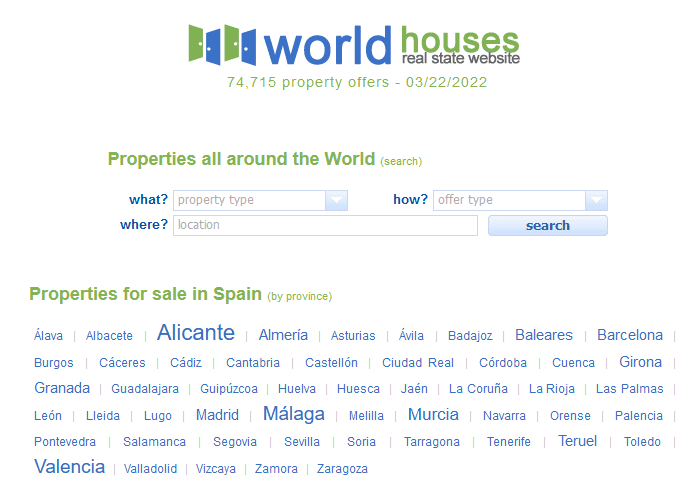 Properties in Spain